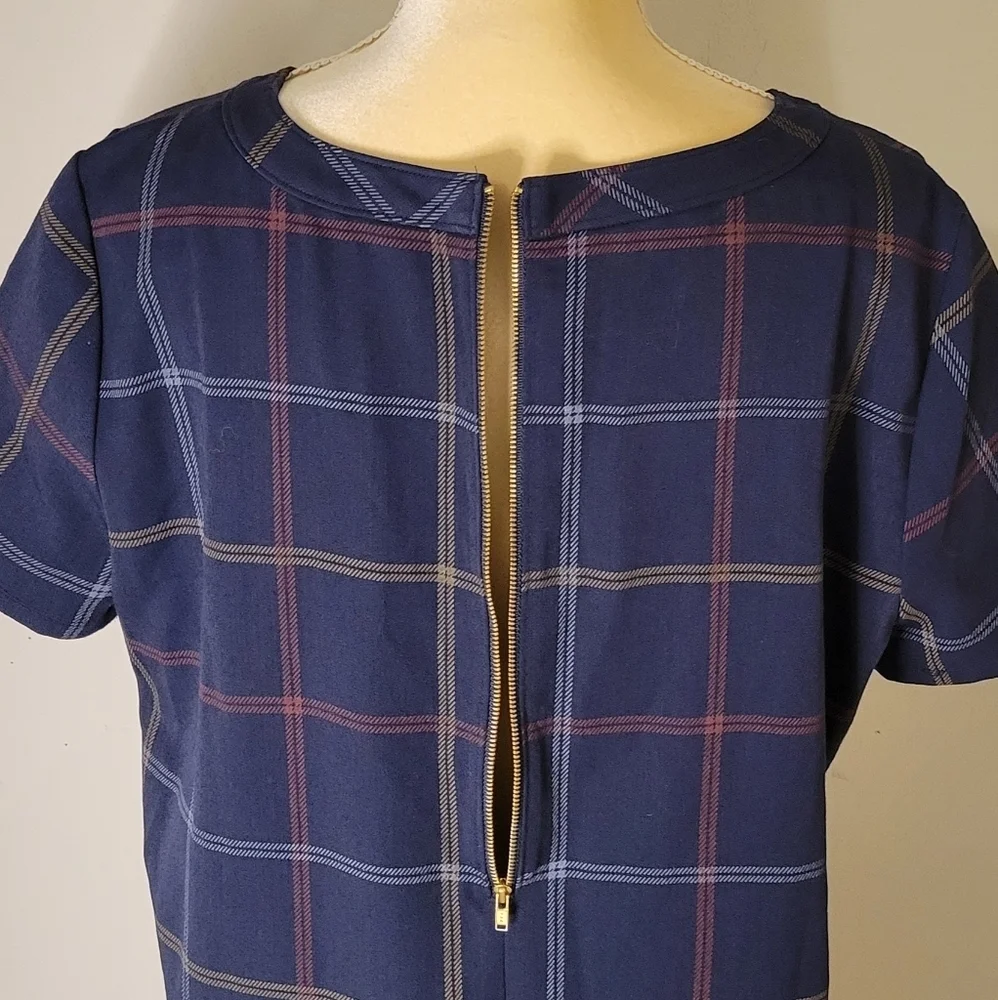 J Crew Women's Relaxed Printed Pocket Dress - Size (14) - Excellent Condition - Picture 8 of 10